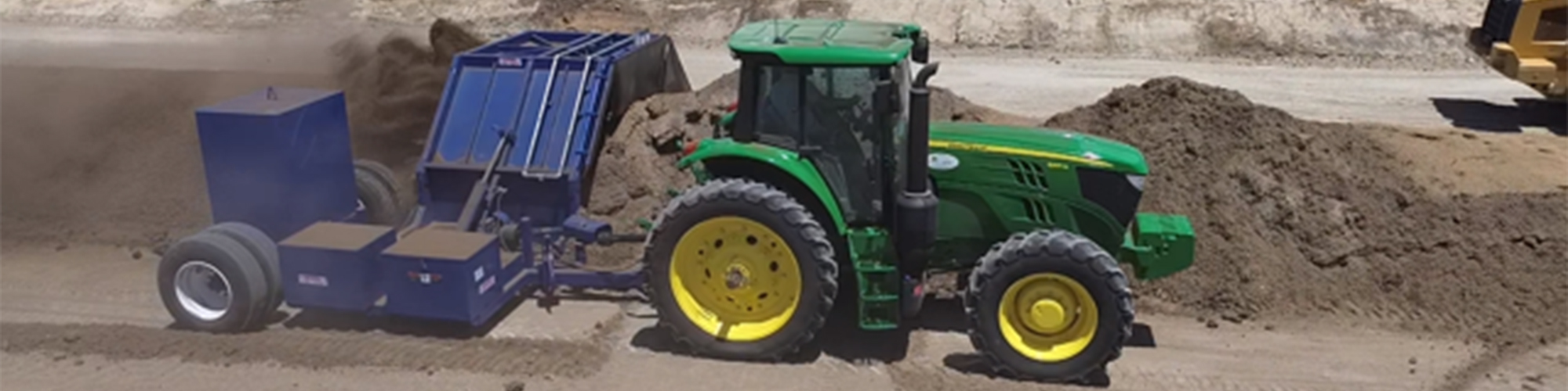 Windrow compost turner - HCL Machine Works